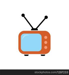 television icon. television icon on white