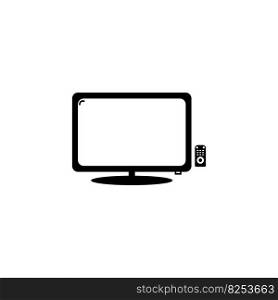 television icon vector illustration logo design 