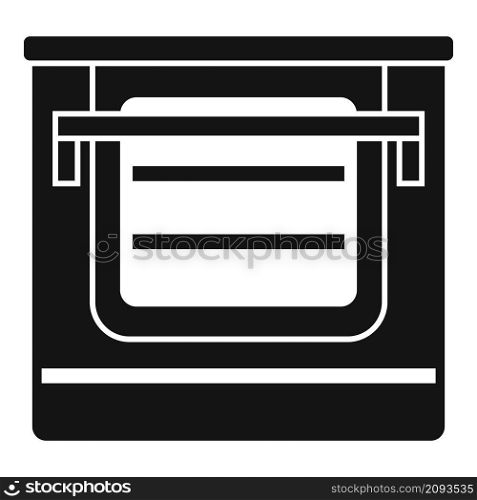 Temperature convection oven icon simple vector. Electric kitchen stove. Cooker convection oven. Temperature convection oven icon simple vector. Electric kitchen stove