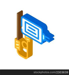 temperature switches isometric icon vector. temperature switches sign. isolated symbol illustration. temperature switches isometric icon vector illustration