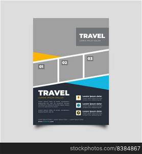 Template abstract business flyer