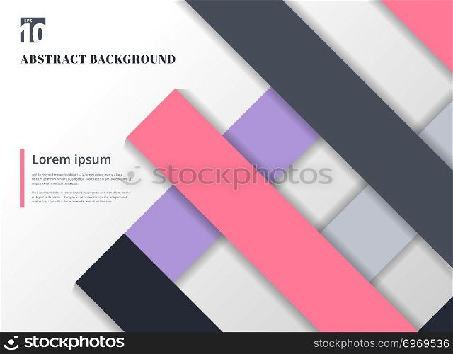 Template abstract geometric colorful background with square frames. Material design backdrop origami style. You can use for brochure, business card, poster, booklet. website, banner, mobile app, print, ad, leaflet, annual report