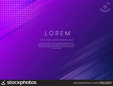Template abstract purple background with stripe lines diagonal with space for text. You can use template mega sale, summer sale, promotion, offers. Vector