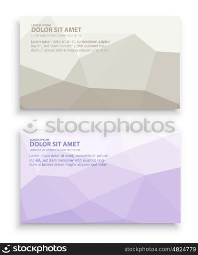 template business card. template business card with an abstract background for the presentation and creativity