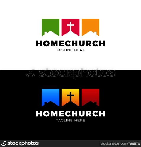 Template christian logo, emblem for school, college, seminary, church, organization.