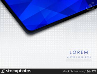 Template corporate concept blue black grey and white contrast background. You can use for ad, poster, template, business presentation. Vector illustration