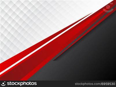 template corporate concept red black grey and white contrast background. Vector graphic design illustration, copy space. template corporate concept red black grey and white contrast bac