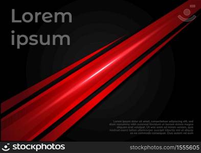 Template corporate concept red contrast background with light effect. You can use for ad, poster, template, business presentation. Vector illustration