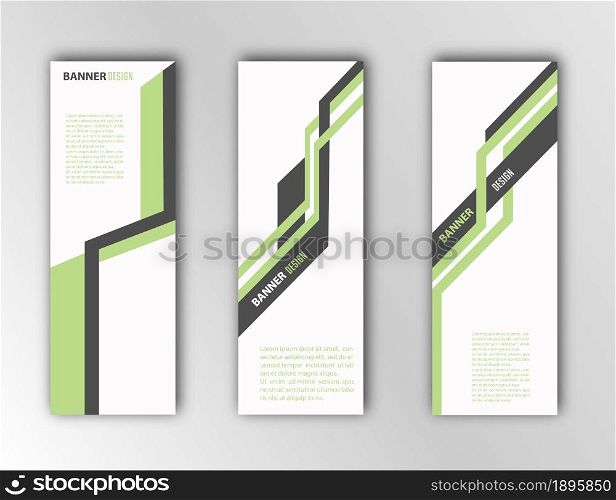 Template for banners, cover pages, posters, postcards and visual content. Flat style