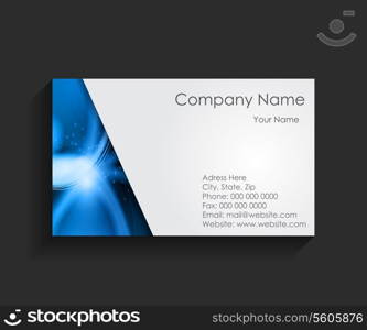 Template for Business Card Vector Illustration for you