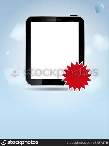 template for smart phone and pad company vector illustration