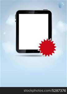 template for smart phone and pad company vector illustration