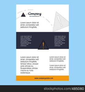 Template layout for Error comany profile ,annual report, presentations, leaflet, Brochure Vector Background