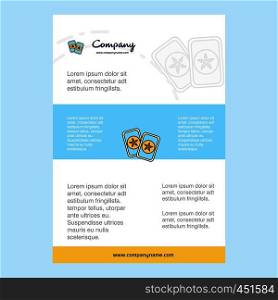 Template layout for Halloween cards comany profile ,annual report, presentations, leaflet, Brochure Vector Background