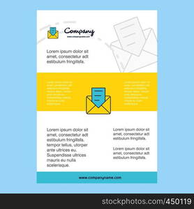 Template layout for Computer presentation comany profile ,annual report ...