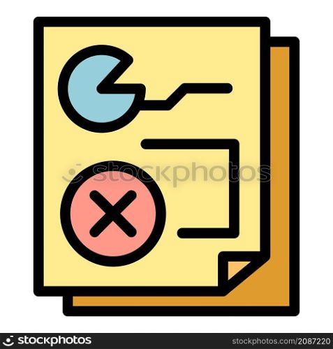 Template redesign icon. Outline template redesign vector icon color flat isolated. Template redesign icon color outline vector
