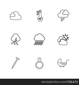 Temprature , heart , ring  , param , Ecology , eco , icons , weather , enviroement , icon, vector, design,  flat,  collection, style, creative,  icons , cloud , rain , storm , moon , rainbow , sun , sunlight ,