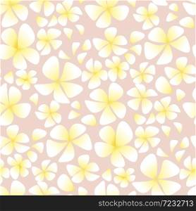Tender pastel rose plumeria flowers seamless pattern for background, fabric, textile, wrap, surface, web and print design. Simple laconic tropical floral tile rapport.. Tender pastel rose plumeria flowers seamless pattern for background, fabric, textile, wrap, surface, web and print design. Simple laconic tropical floral tile rapport.