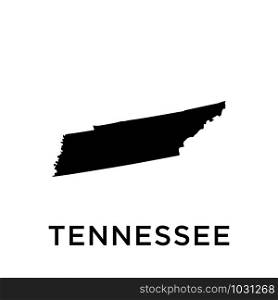 Tennessee map icon design trendy
