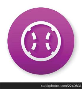 tennis ball circle 3d icon