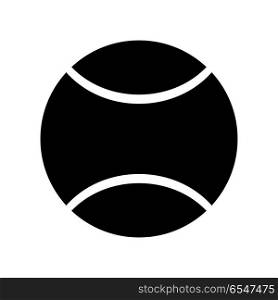 Tennis ball icon .