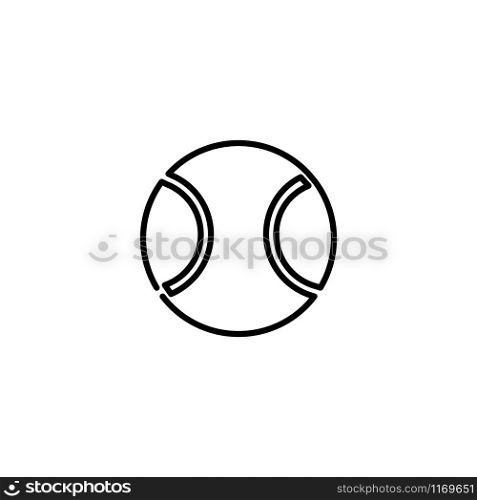 tennis ball icon design vector