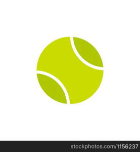 Tennis ball icon vector isolated on white background. Tennis ball icon vector isolated on white