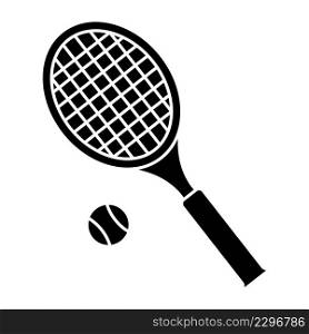 Tennis Ball Icon Vector On Trendy Design.