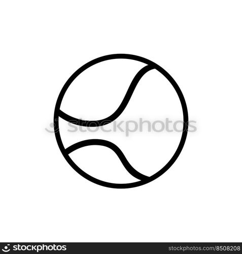 tennis ball icon vector template