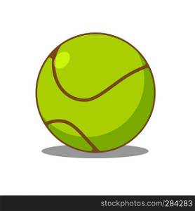 Tennis ball isolated. Sports accessories for tennis. Scope for sports game 