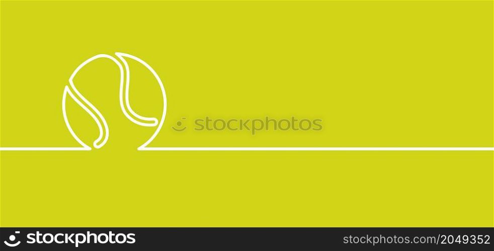 Tennis balls symbol icon. Tennis balls, silhouette. Flat vector line pattern. Game for sports, fitness, activity. Hobby sport logo. Green, yellow