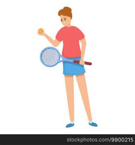 Tennis ch&ionship icon. Cartoon of tennis ch&ionship vector icon for web design isolated on white background. Tennis ch&ionship icon, cartoon style