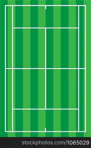 tennis court vector illustration