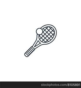 Tennis creative icon from sport icons collection Vector Image
