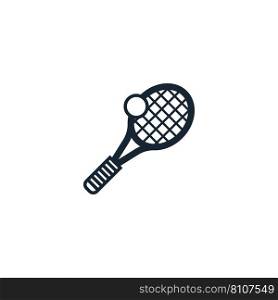 Tennis creative icon from sport icons collection Vector Image
