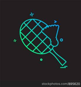 Tennis icon design vector