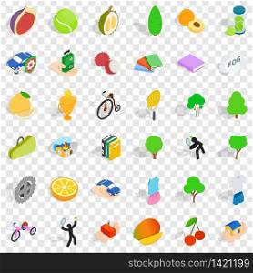 Tennis icons set. Isometric style of 36 tennis vector icons for web for any design. Tennis icons set, isometric style