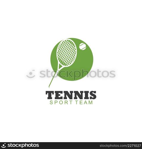 Tennis Logo Template Vector