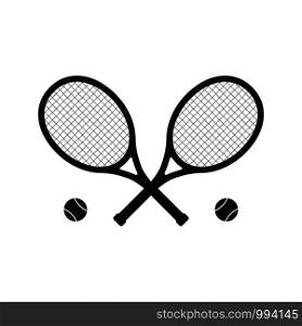 Tennis racket icon isolated on white background. Tennis racket icon