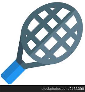Tennis racket with stronger fins for its kinetic energy