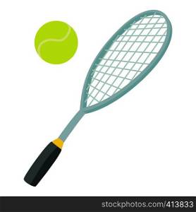 Tennis sport icon. Cartoon illustration of tennis sport vector icon for web. Tennis sport icon, cartoon style