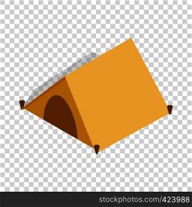 Tent for tourists isometric icon 3d on a transparent background vector illustration. Tent for tourists isometric icon
