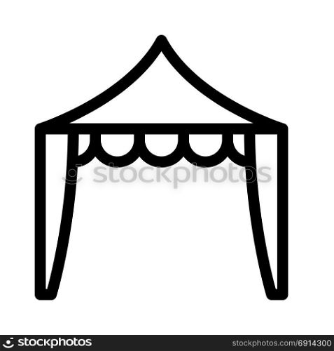 tent, icon on isolated background