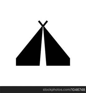 Tent icon trendy
