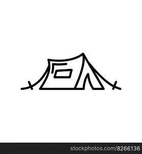 tent icon vector design templates white on background