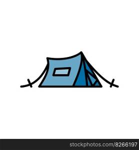 tent icon vector design templates white on background