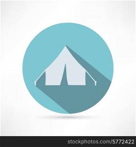 Tent icon, Vector illustration