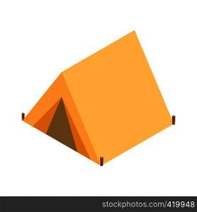 Tent isometric 3d icon isolated on a white background. Tent isometric 3d icon