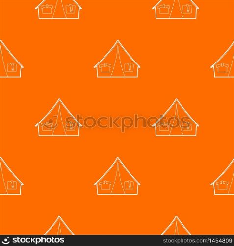 Tent pattern vector orange for any web design best. Tent pattern vector orange