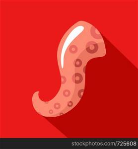 Tentacle icon. Flat illustration of tentacle vector icon for web. Tentacle icon, flat style